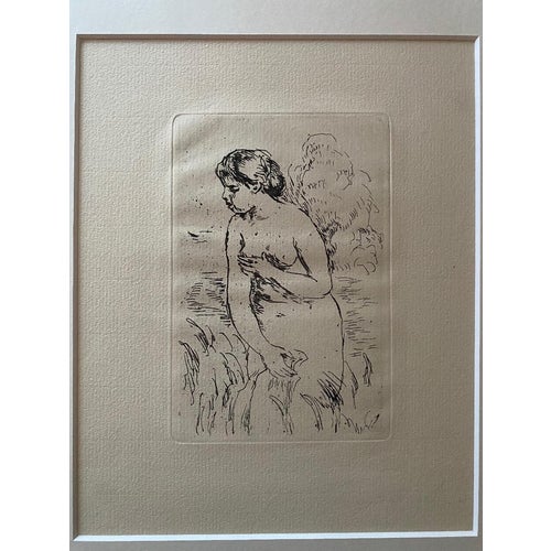 After Pierre Auguste Renoir, Nude Bather, Early 20th Century, Etching For Sale