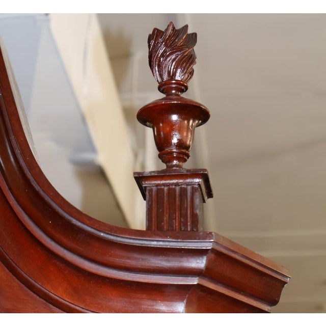 19th Century Mahogany Centennial Chippendale Ball & Claw Corner Cabinet For Sale - Image 9 of 15