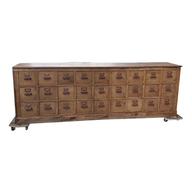 Oak Workshop Cabinet, 1950s For Sale