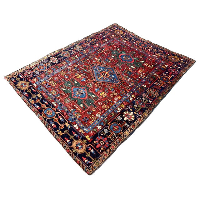 Antique Heriz Rug, 1890s For Sale - Image 3 of 18