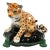 1990s Lynn Chase Porcelain Leopard Figurine For Sale