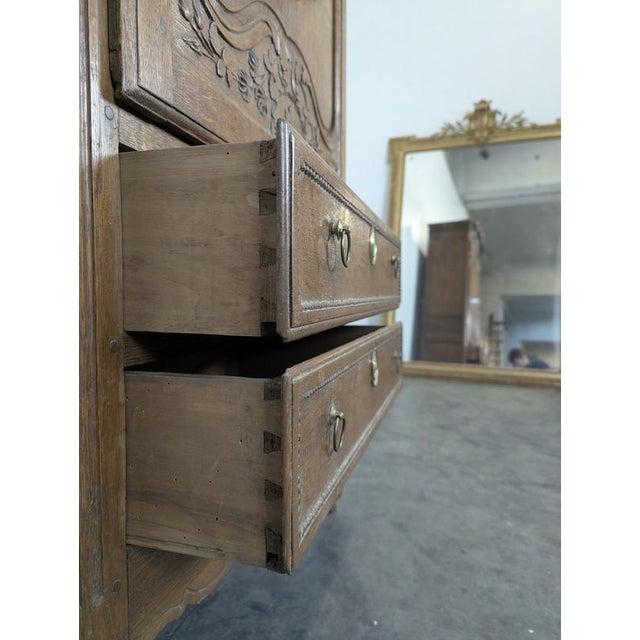 Wood Cauchoise Chest of Drawers in Oak For Sale - Image 7 of 10
