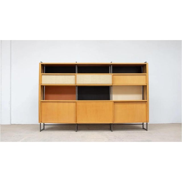 Bookcase in Ash by Georges Frydman for EFA, 1950s For Sale - Image 9 of 10