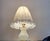 Mid-Century Modern Mid-Century Italian Table Lamp with Murano Glass Base and Handmade Fabric Shade from Lamplove, 1960s For Sale - Image 3 of 10
