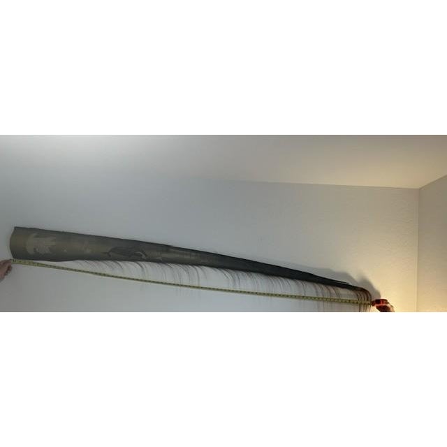 7 Foot 5" Alaskan Wall Hanging - Scrimshaw Whale Baleen Frond - Mid Century For Sale - Image 18 of 18