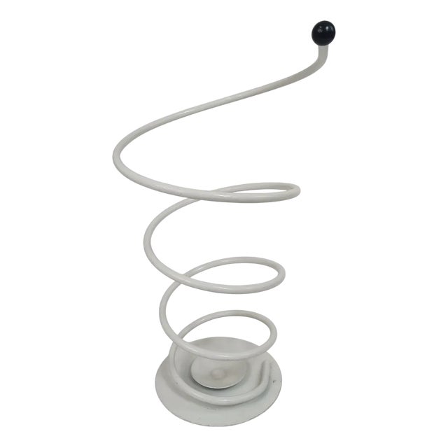 Pop Art Spiral Umbrella Stand, 1980s For Sale