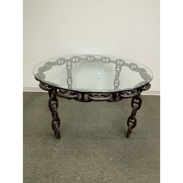 Mid-Century Modern Vintage Chain Tables For Sale - Image 3 of 8