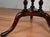 Brown 1930 English Flame Mahogany Tilt-Top Pie Crust Side Table End Table For Sale - Image 8 of 10