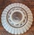 Vintage Mid Century Glazed Glass Ceiling Fixture 16" Shade Only ~ For Sale In New York - Image 6 of 7