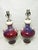 Pair of Chinese porcelain flambé lamps, c.1980’s A striking pair of flambé or oxblood lamps with a rich glaze that shows...