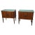 Mid-Century Italian Art Deco Nightstands in Walnut, 1950s, Set of 2 For Sale - Image 11 of 11