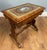 Metal Victorian Walnut Side Table with Whitby Abbey Eglomise Reverse Painting, 1840 For Sale - Image 7 of 15