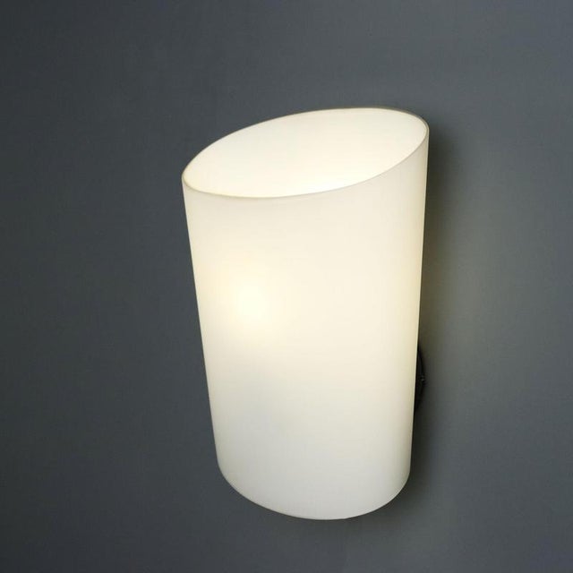 Opaline Glass Wall Lamp, 1980s For Sale - Image 9 of 9
