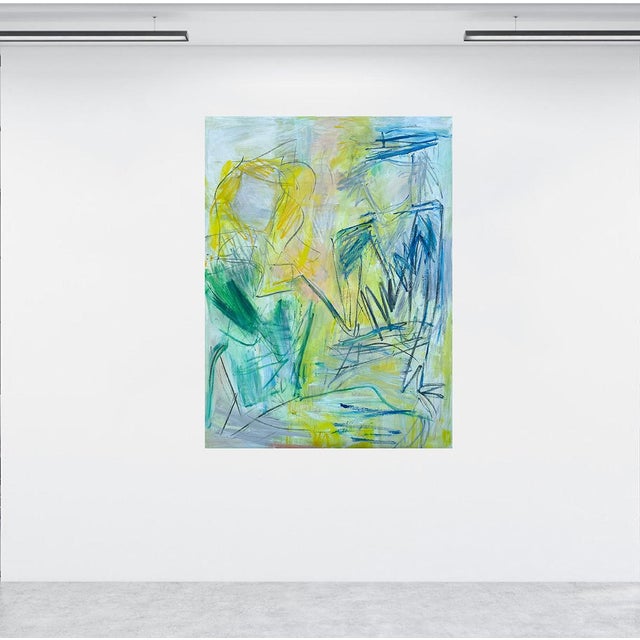 Contemporary Chance Encounter — 48x36 For Sale - Image 3 of 5