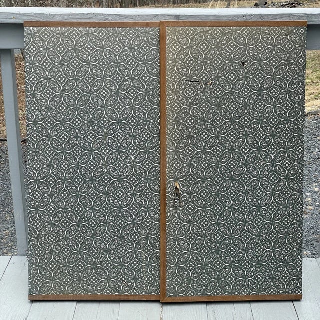 Large Antique - Vintage Chinese Folding Hand Painted Table Screen Panel Divider For Sale - Image 11 of 18