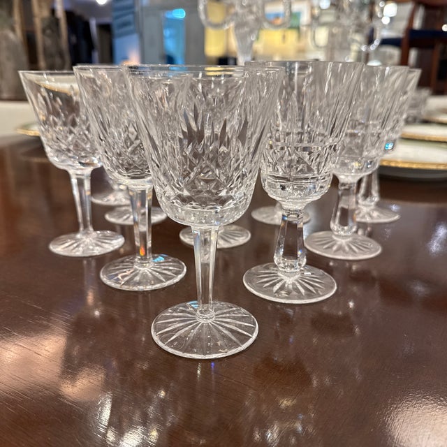 Waterford Lismore Crystal Wine Glasses, Set of Eleven For Sale In San Francisco - Image 6 of 12