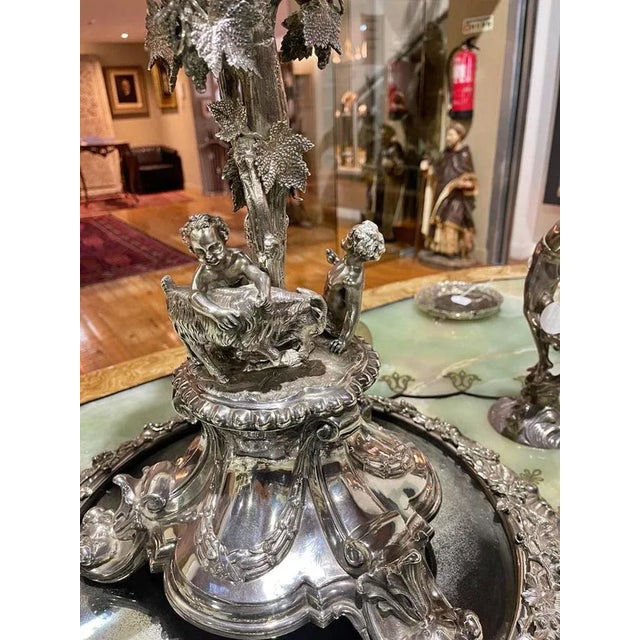 19th Century Candleholder with Arms from Whytt Family of Bennochy-Whyte-Melville, 1860s For Sale - Image 4 of 9