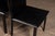 Metal Late 20th Century Postmodern Black Leather Dining Chairs — Set of Four For Sale - Image 7 of 7