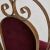 Bordeaux Velvet + Gilded Iron Sculptural Side Chairs, 20th Century - A Pair For Sale - Image 9 of 11