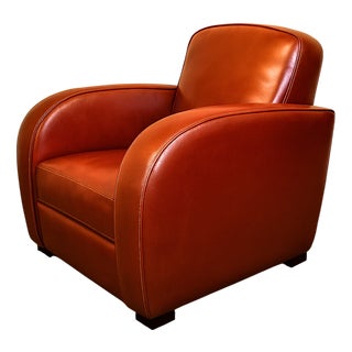 Vintage Art Deco Club Chair, 2000s For Sale