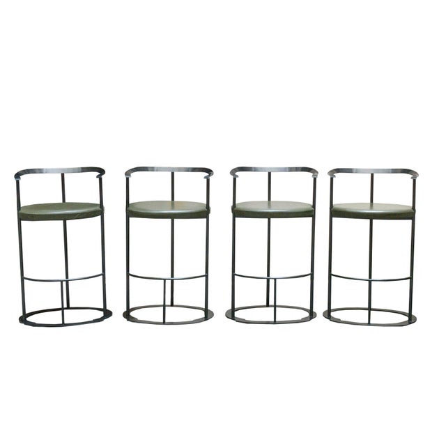 Metal Catilina Stool by Luigi Caccia Dominioni for Azucena, Italy, 1970s For Sale - Image 7 of 7