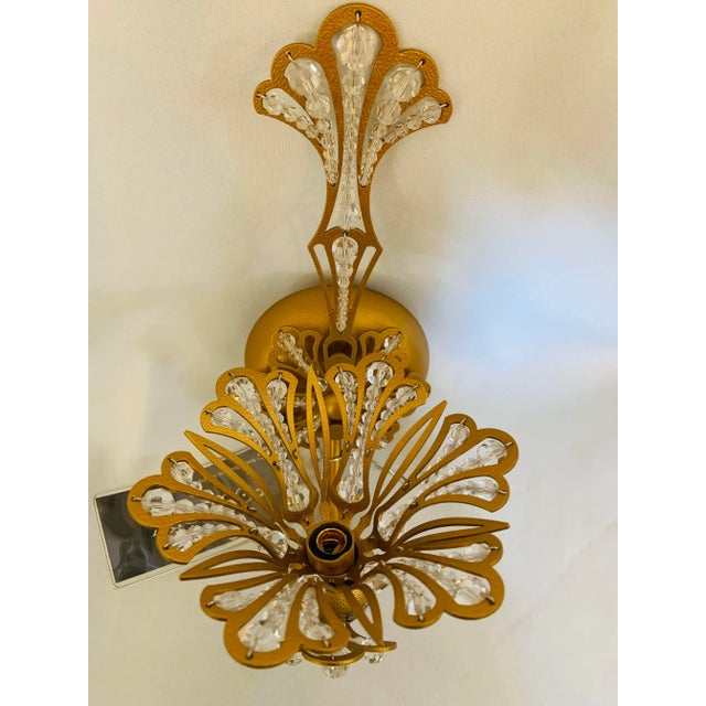 Metal Rivendell Wall Sconce Salvaged From the Foundry For Sale - Image 7 of 12