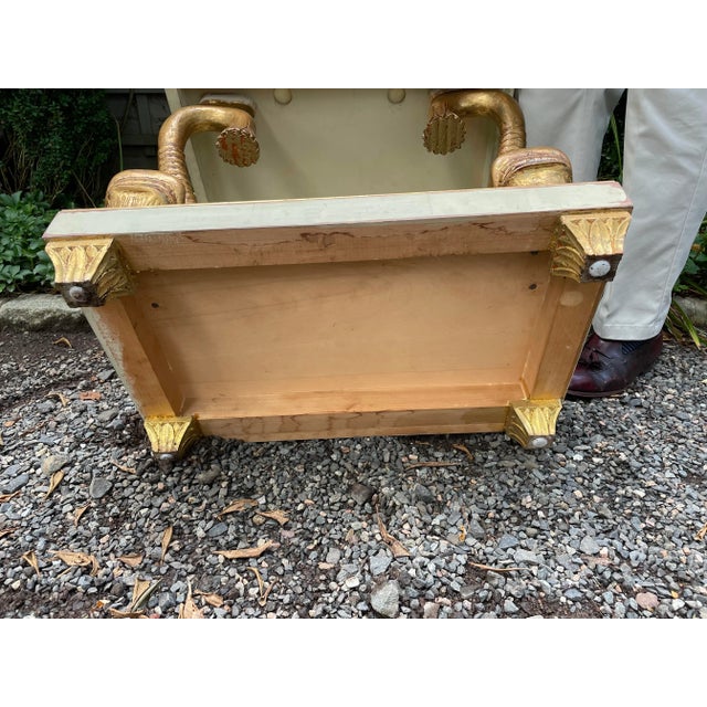 Striking Venetian Style Painted Side Table For Sale - Image 9 of 13