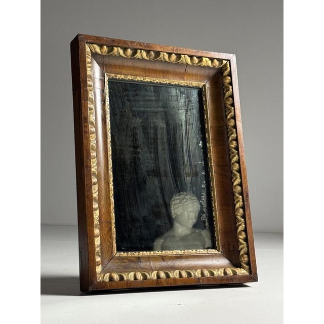 Antique French Mirror in Mahogany, 1800s For Sale - Image 9 of 14