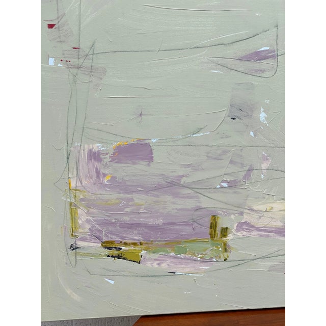 Textile "Imagine" Original Mixed Media on Canvas by Alexis Walter For Sale - Image 7 of 10