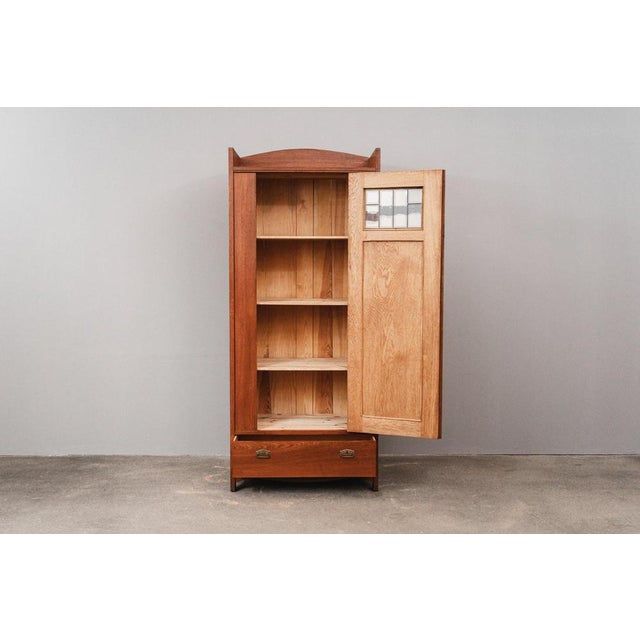 Art Nouveau Cabinet in Oak For Sale - Image 3 of 18