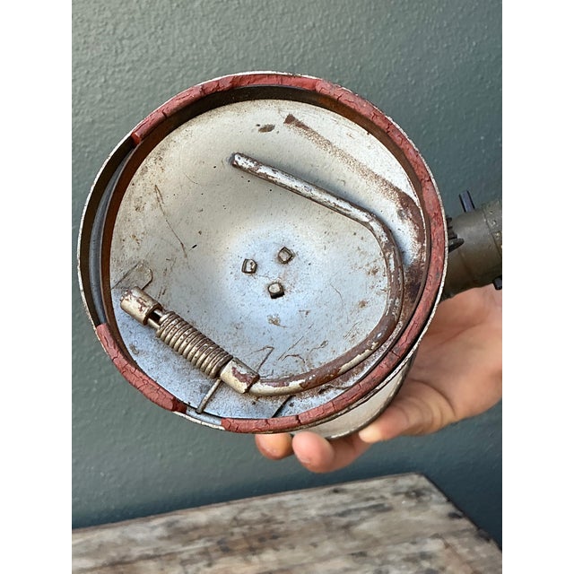 Mid 20th Century Vintage Industrial Articulated Desk Lamp With Clip For Sale - Image 5 of 12