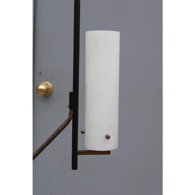 italian Floor Lamp in Brass and Glass, 1950 For Sale - Image 13 of 16