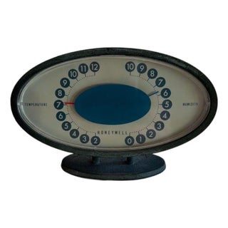 Vintage Honeywell Climate Eye Desktop Temperature and Humidity Gauge For Sale