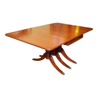 Mahogany 1930s Folding Dining Table For Sale