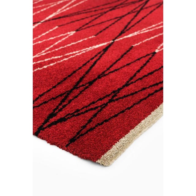 Kungsmattan Rug from Aina Kånge, 1950s For Sale - Image 6 of 9