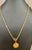 24 Karat Pure Gold Hand Made Yellow Gold Coin Necklace, 10.8 Gm, 18 Inch For Sale - Image 4 of 8