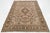 Textile Vintage Hand-Knot Turkish Oushak Area Rug in Soft Blush, Taupe, and Espresso Brown For Sale - Image 7 of 10