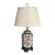 Vintage Imari Porcelain Table Lamp With Lampshade For Sale