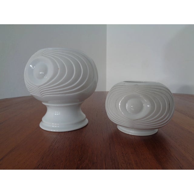 Mid-Century Op Art Vases from Royal KPM, 1960s, Set of 6 For Sale - Image 15 of 18
