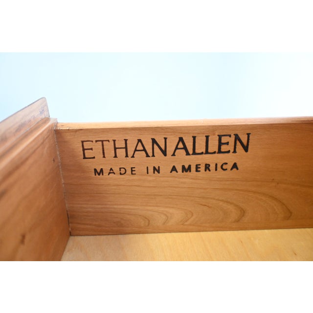 Ethan Allen Georgian Court Cherry Dresser For Sale - Image 12 of 13