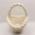 Ceramic White Trompe l'Oeil Ceramic Italian Basket For Sale - Image 7 of 8