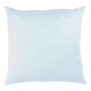 Schumacher Lange Glazed Linen 22" Pillow In Ciel