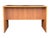 Mid-Century Modern 1970s -Century Danish Modern Teak Writing Desk With Open Shelf For Sale - Image 3 of 15
