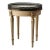 Mid 20th Century French Louis XVI Style Marble Oval Top Bouillotte Side Table For Sale