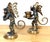 Pair Belle Époque Style Winged Monkey Masquerade Tragedy & Comedy Chambersticks For Sale - Image 11 of 17