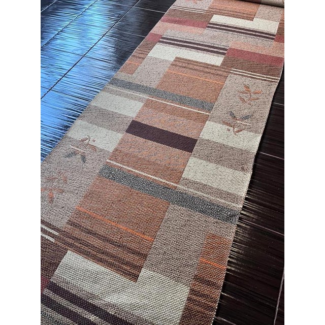 Modernist Bauhaus Geometric Rug, Czechoslovakia, 1930s For Sale - Image 4 of 8