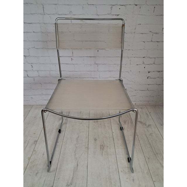 Mid-Century Italian Spaghetti Dining Chairs from Alias, 1980s, Set of 4 For Sale - Image 10 of 18