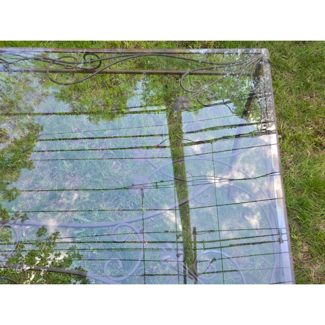 Mid-Century Modern Salterini Wrought Iron Dining Table For Sale - Image 3 of 3