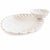 Beautiful vintage large clam shell–shaped ceramic chip-and-dip serving platter in a classic white finish. Made in Italy,...