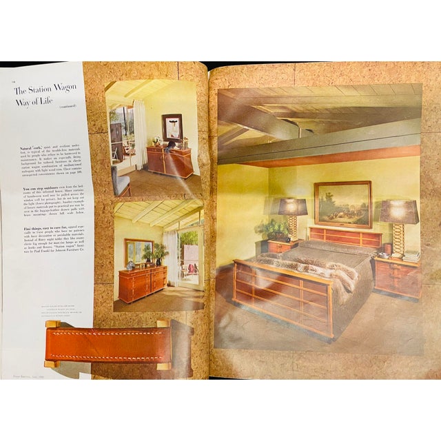 Paul Frankl, John Stuart, Mahogany, Maple, Rare Station Wagon Ottoman, 1950s For Sale - Image 9 of 11